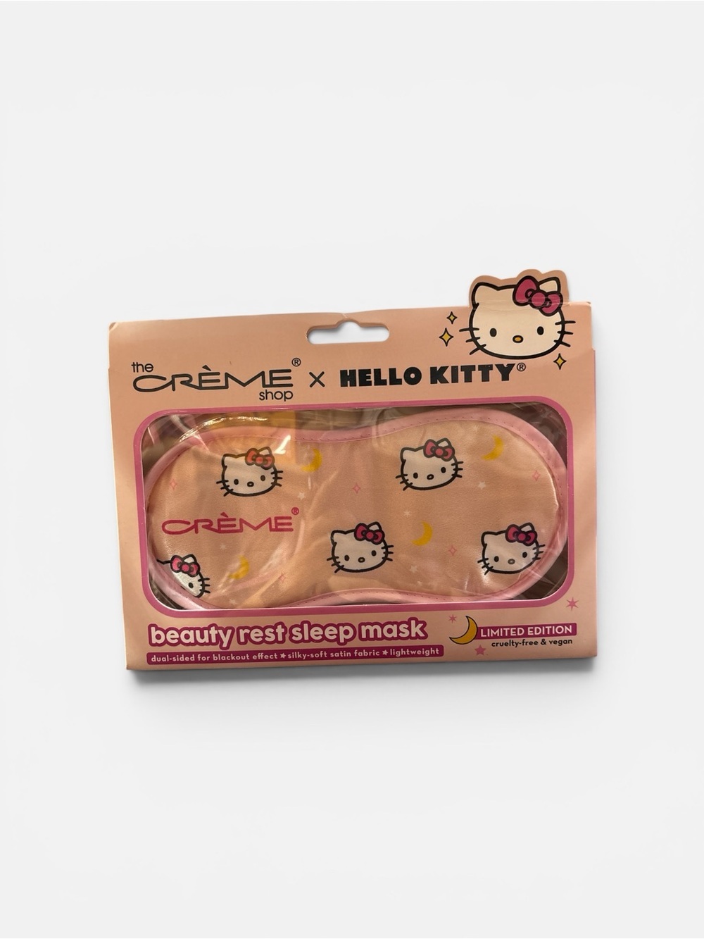 Crème x Hello Kitty Pink Satin Beauty Rest Sleep Mask